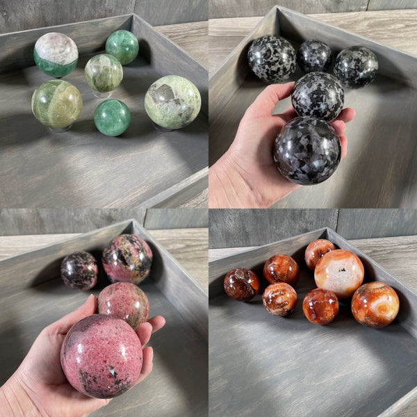 Madagascar Gemstone Spheres 5 Pound Lot