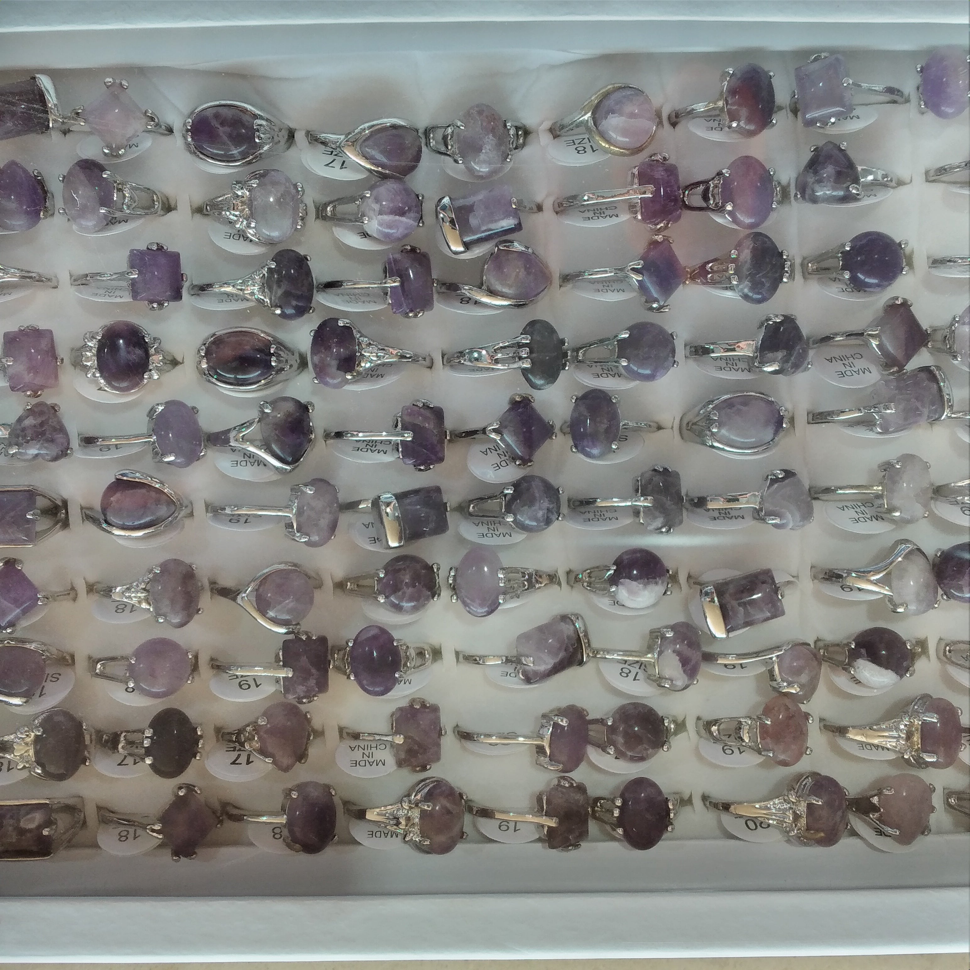 Gemstone Rings Set of 100