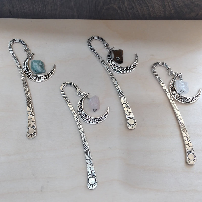 Gemstone Moon Bookmark