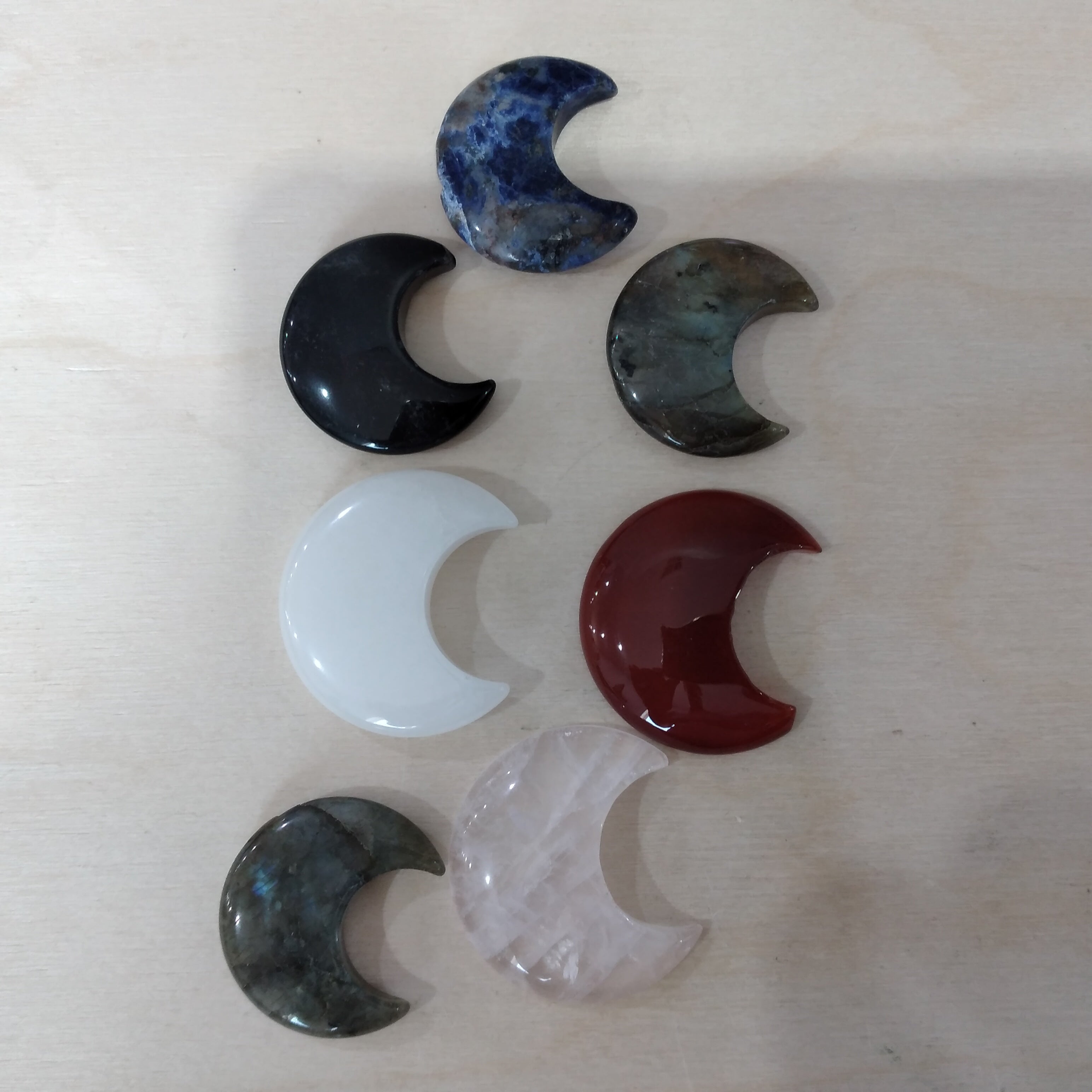 Gemstone moons assorted colors