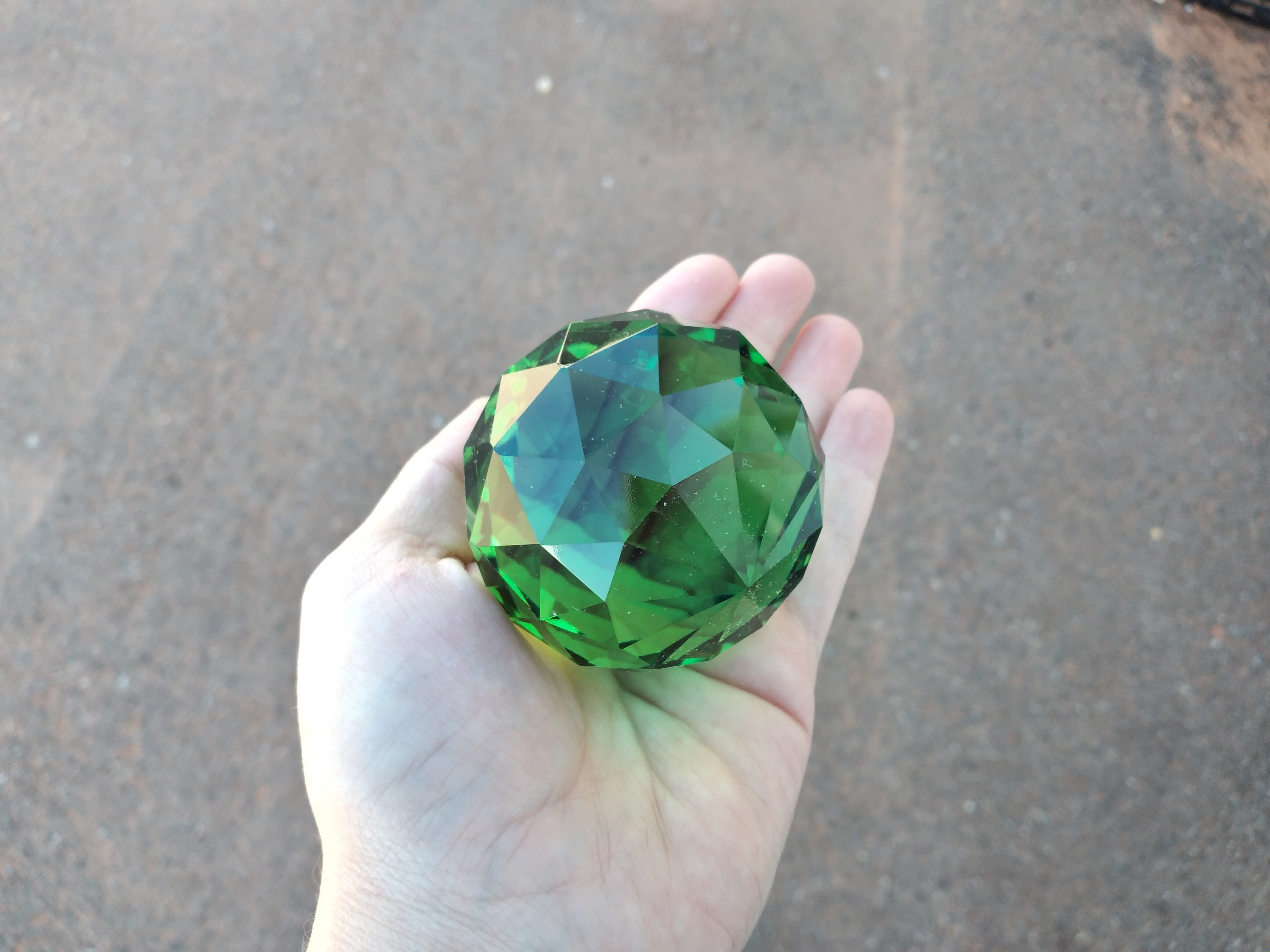 60mm is Faceted Feng Shui Ball No Hole