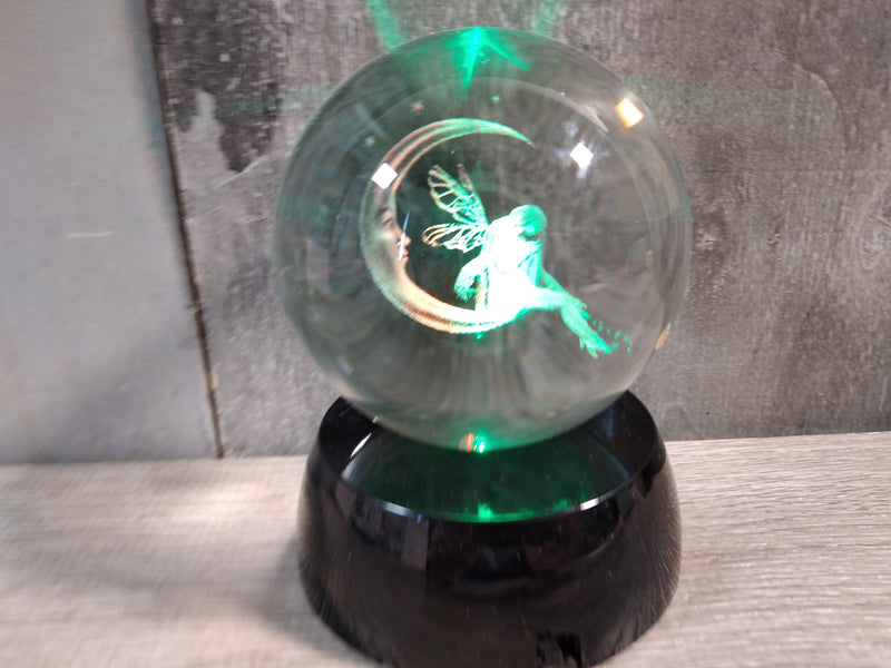 Laser Engraved 80mm Glass Sphere