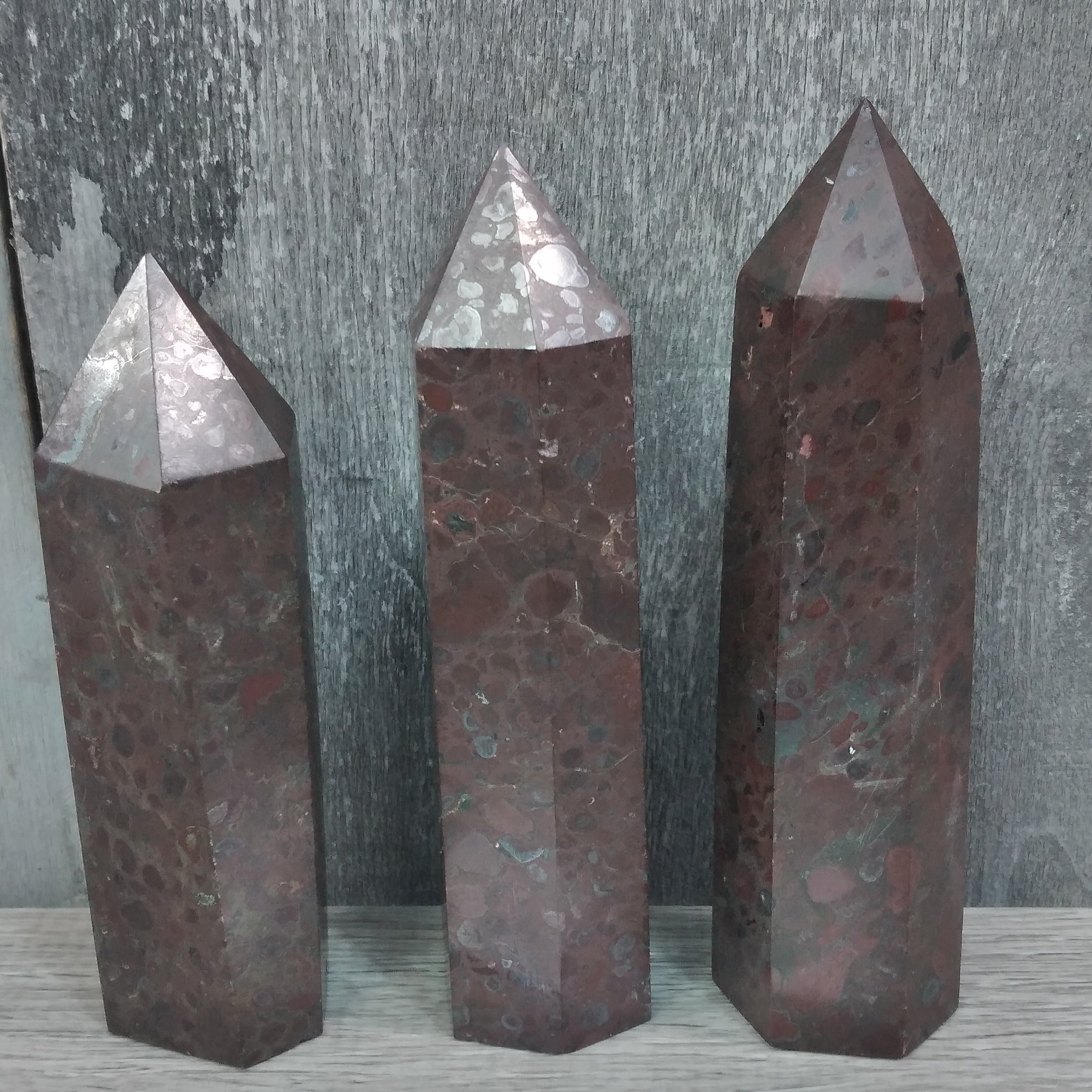 Coffee Bean Jasper unique obelisks for resalers.