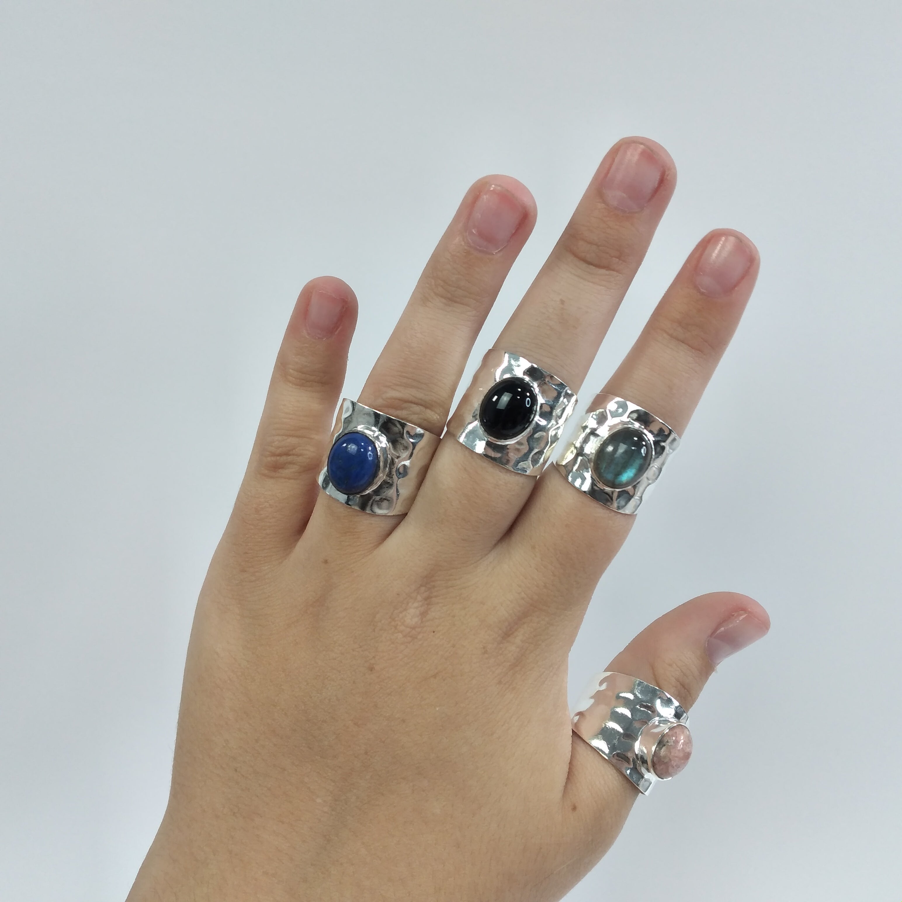 Gemstone Sterling Silver Rings