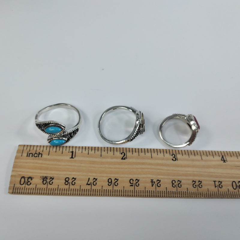 Assorted Double Tear Drop Ring