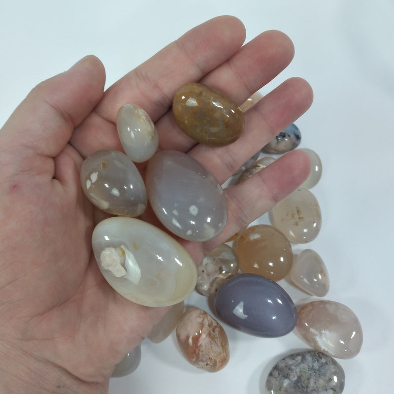 Flower Agate Tumbled 1 LB