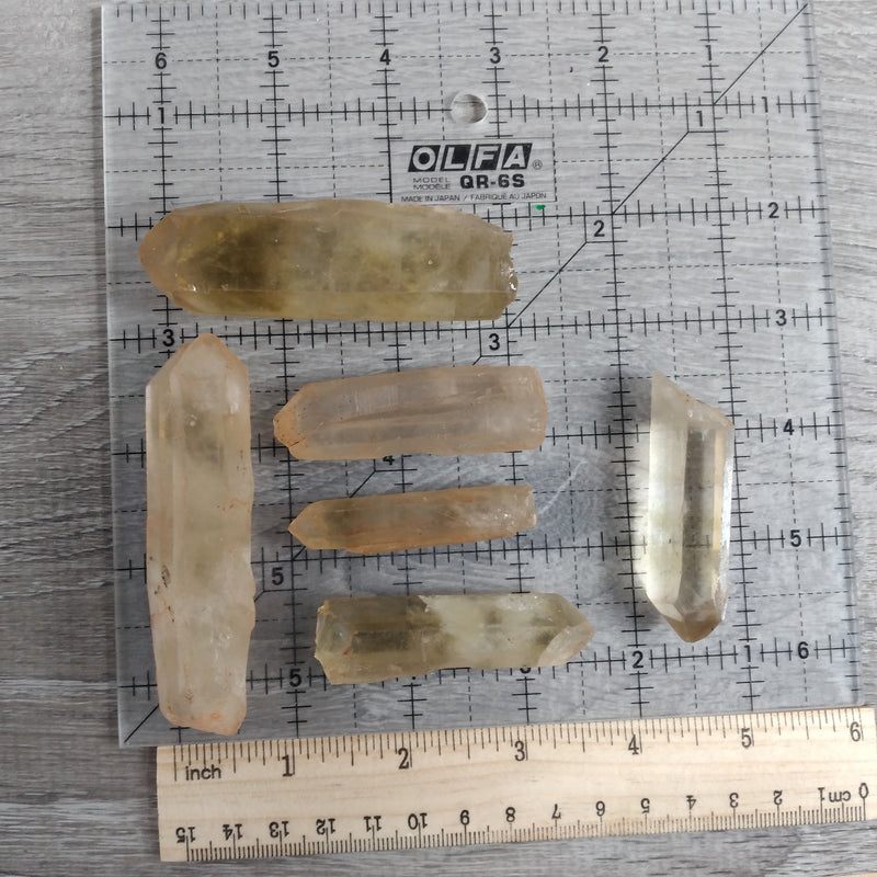 Rough Citrine Points 1 Pound Lots