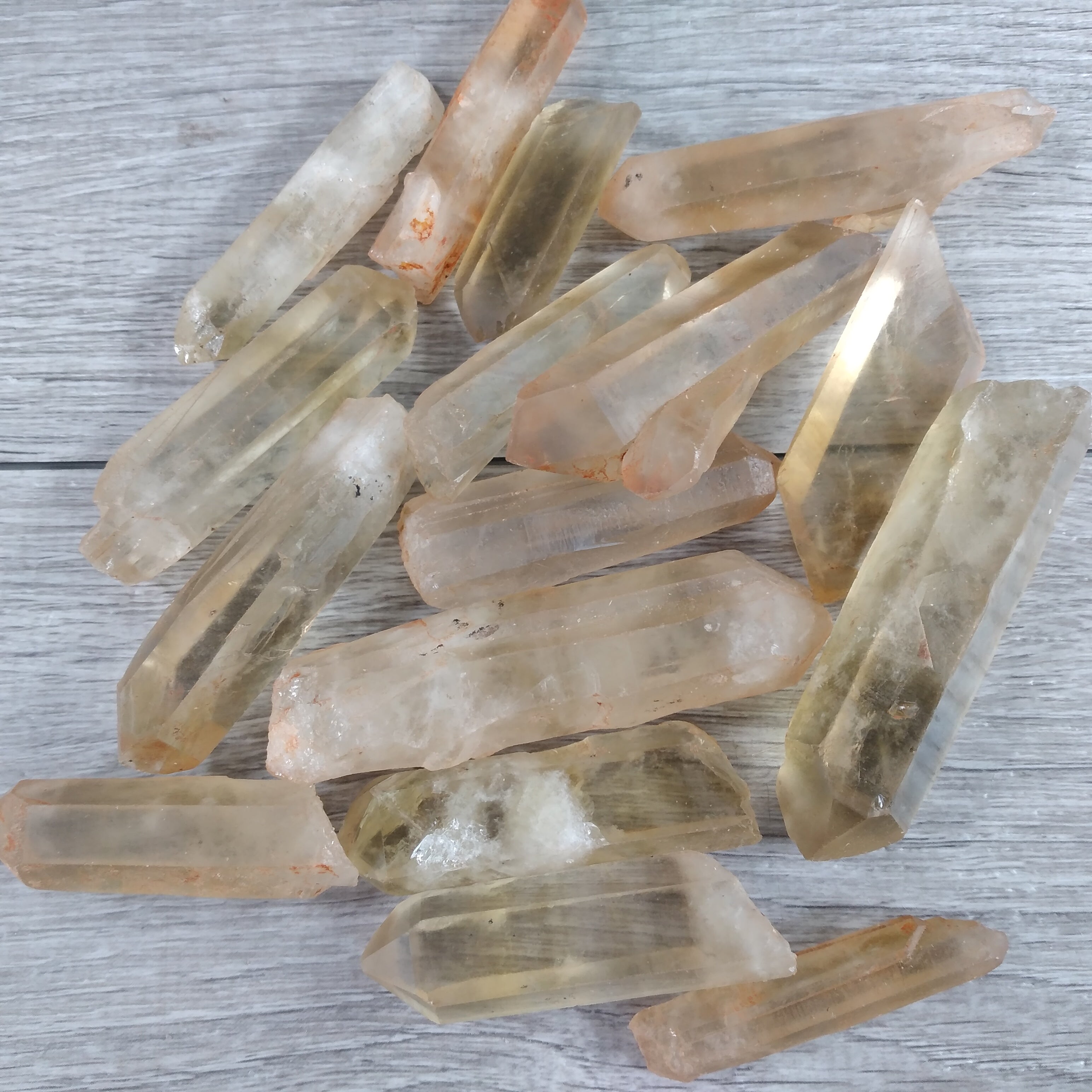 Rough Citrine Points 1 Pound Lots