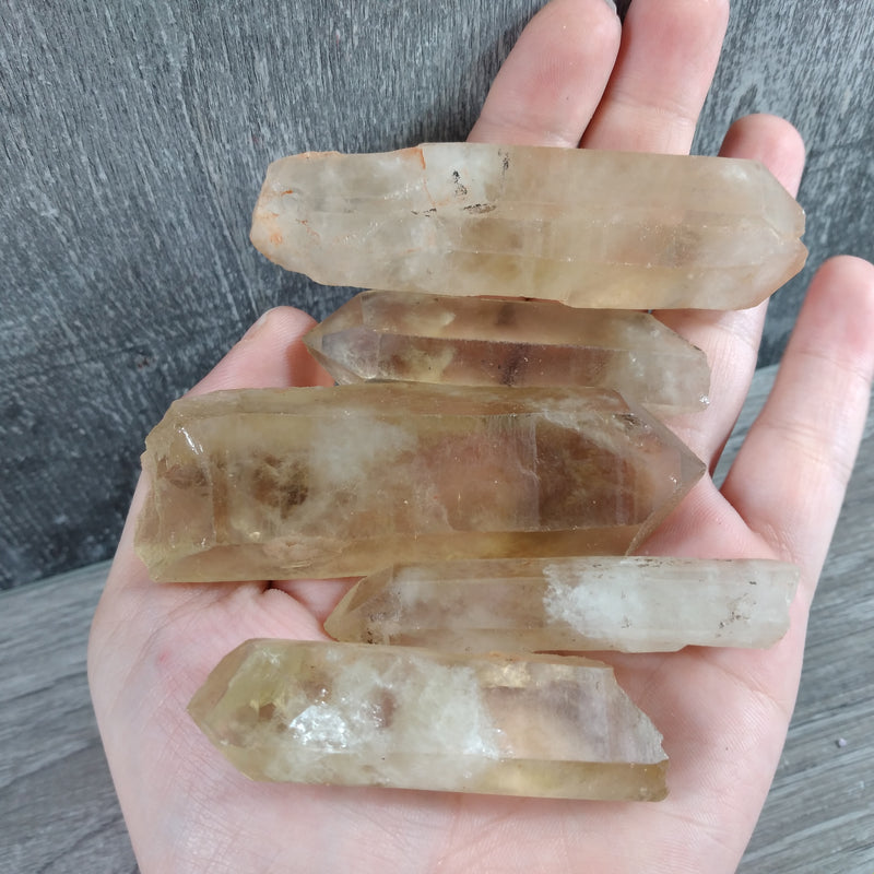 Rough Citrine Points 1 Pound Lots