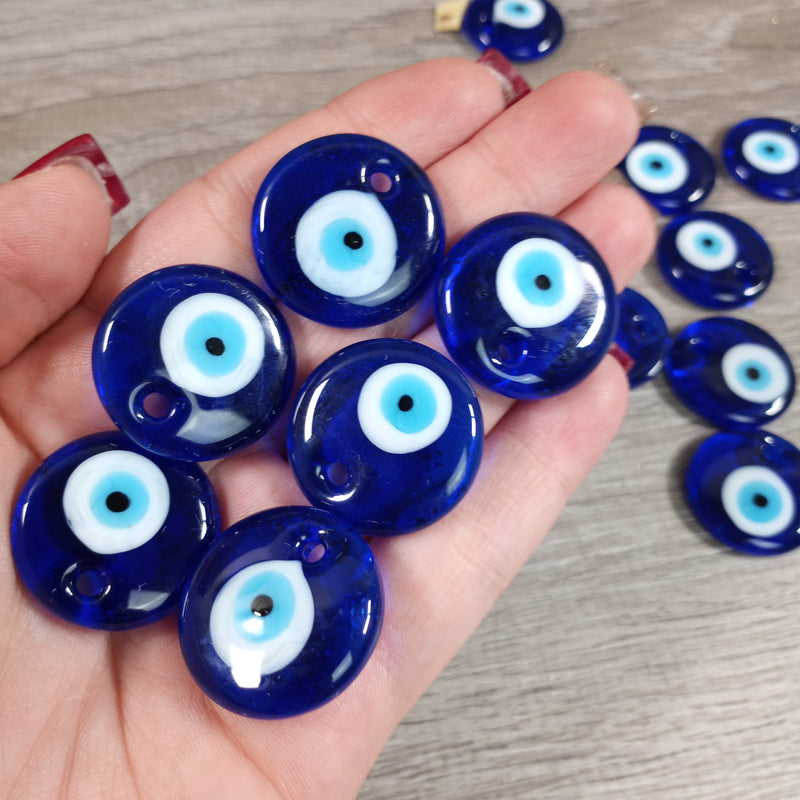 Evil Eye Lamp Glass Bead Pendant