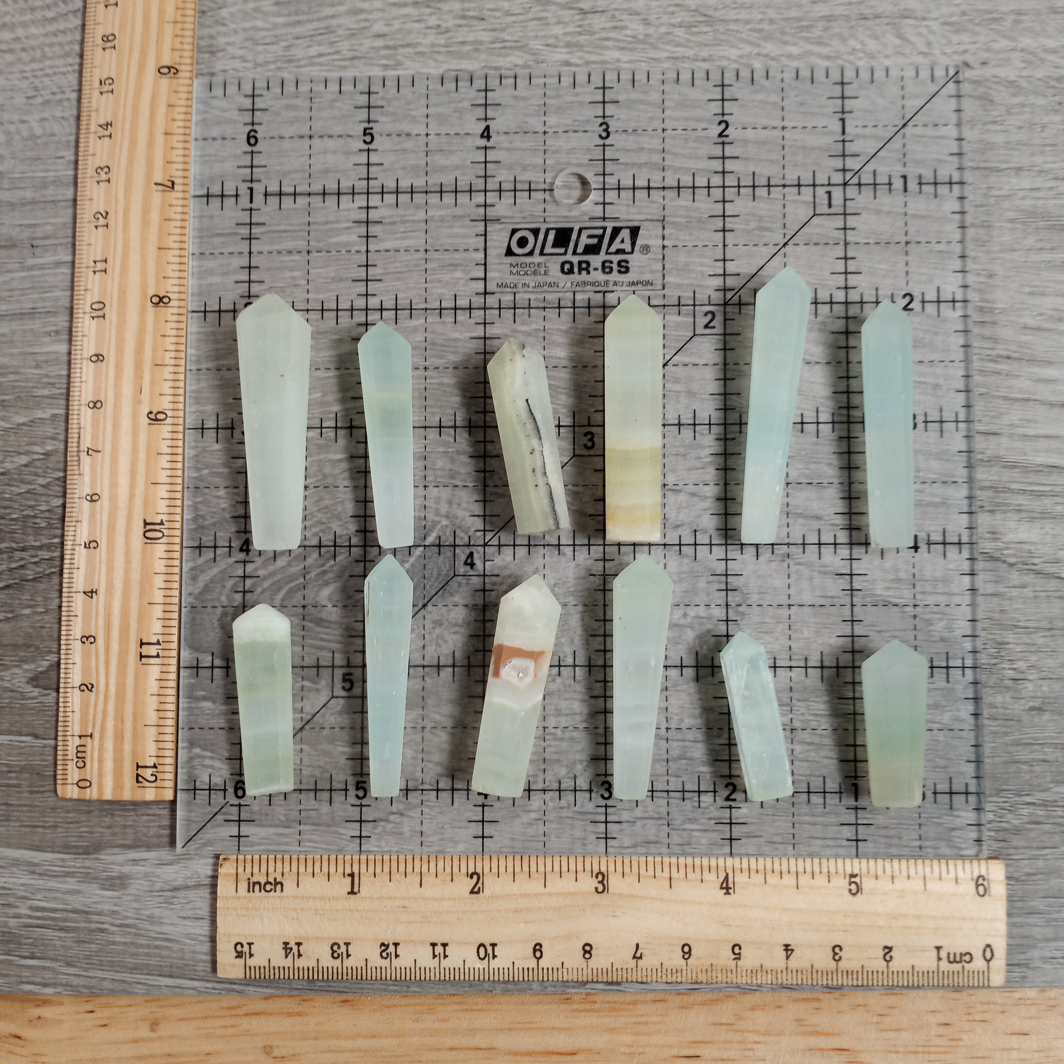 Gemstone Obelisk Points Small for Wire Wrapping or Gridding