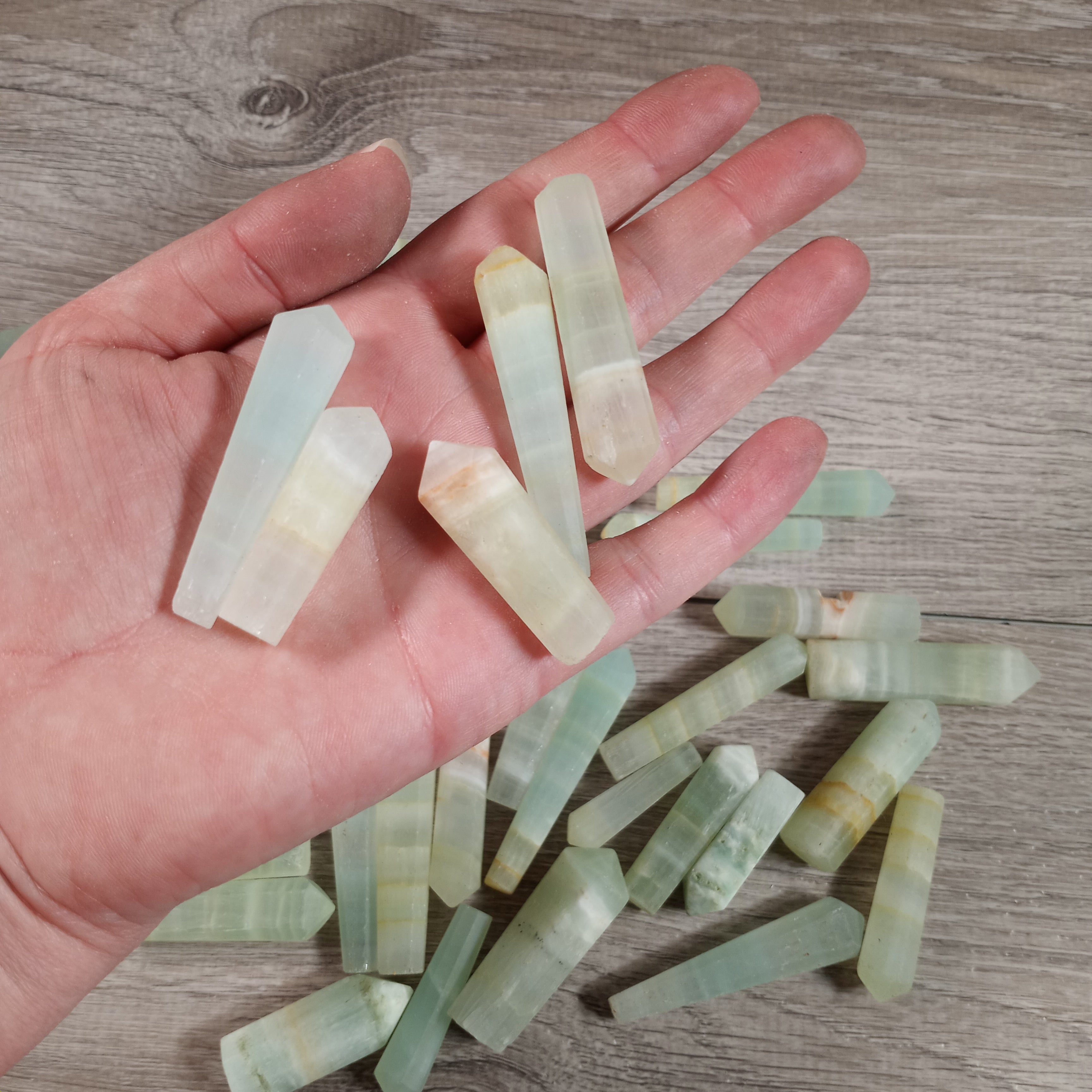 Gemstone Obelisk Points Small for Wire Wrapping or Gridding