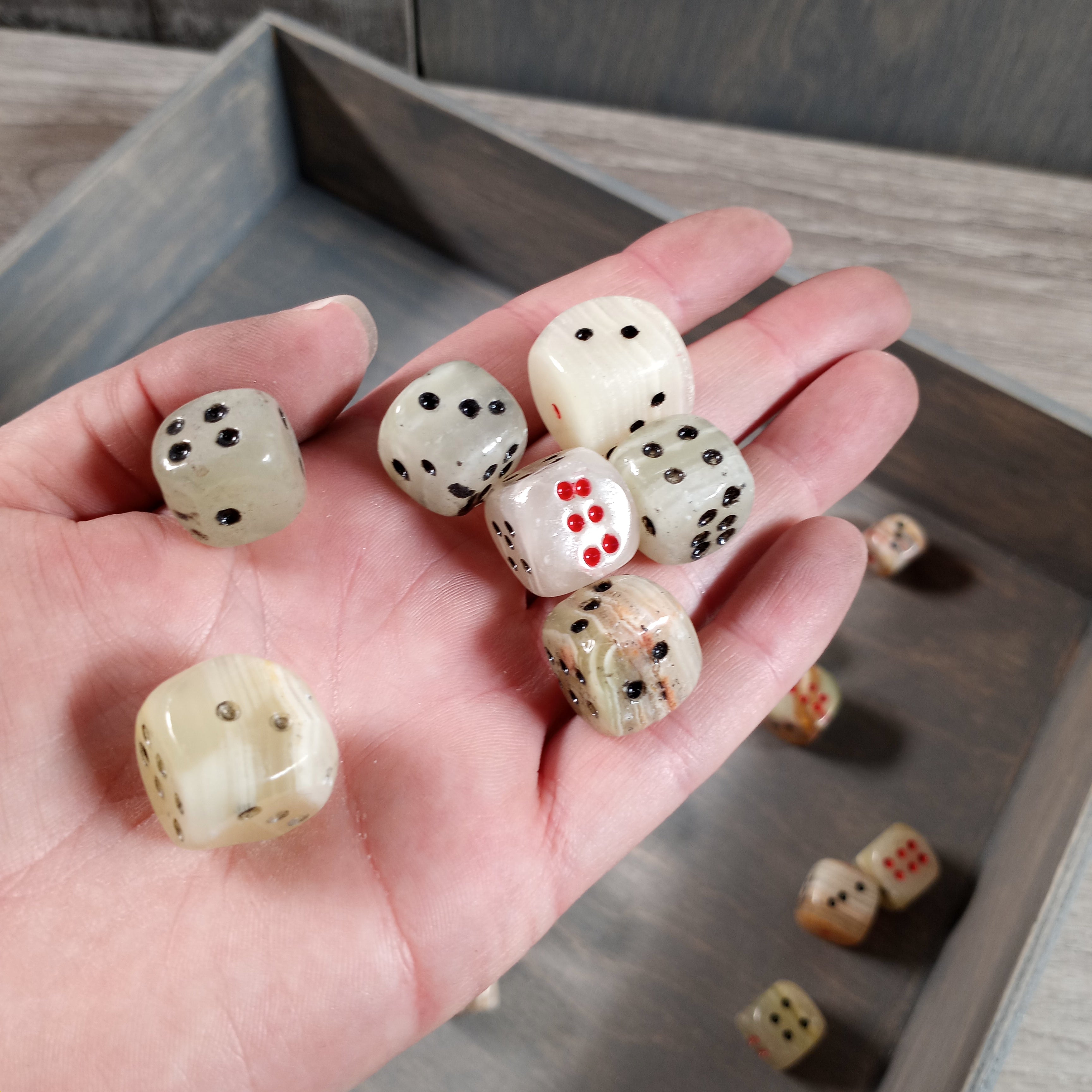 Green Onyx Dice