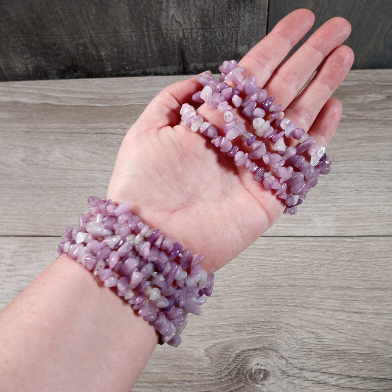 Gemstone Chip Bracelets - Common Stones