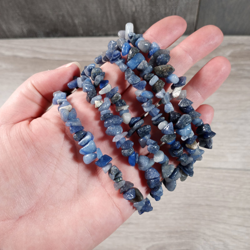 Gemstone Chip Bracelets - Common Stones