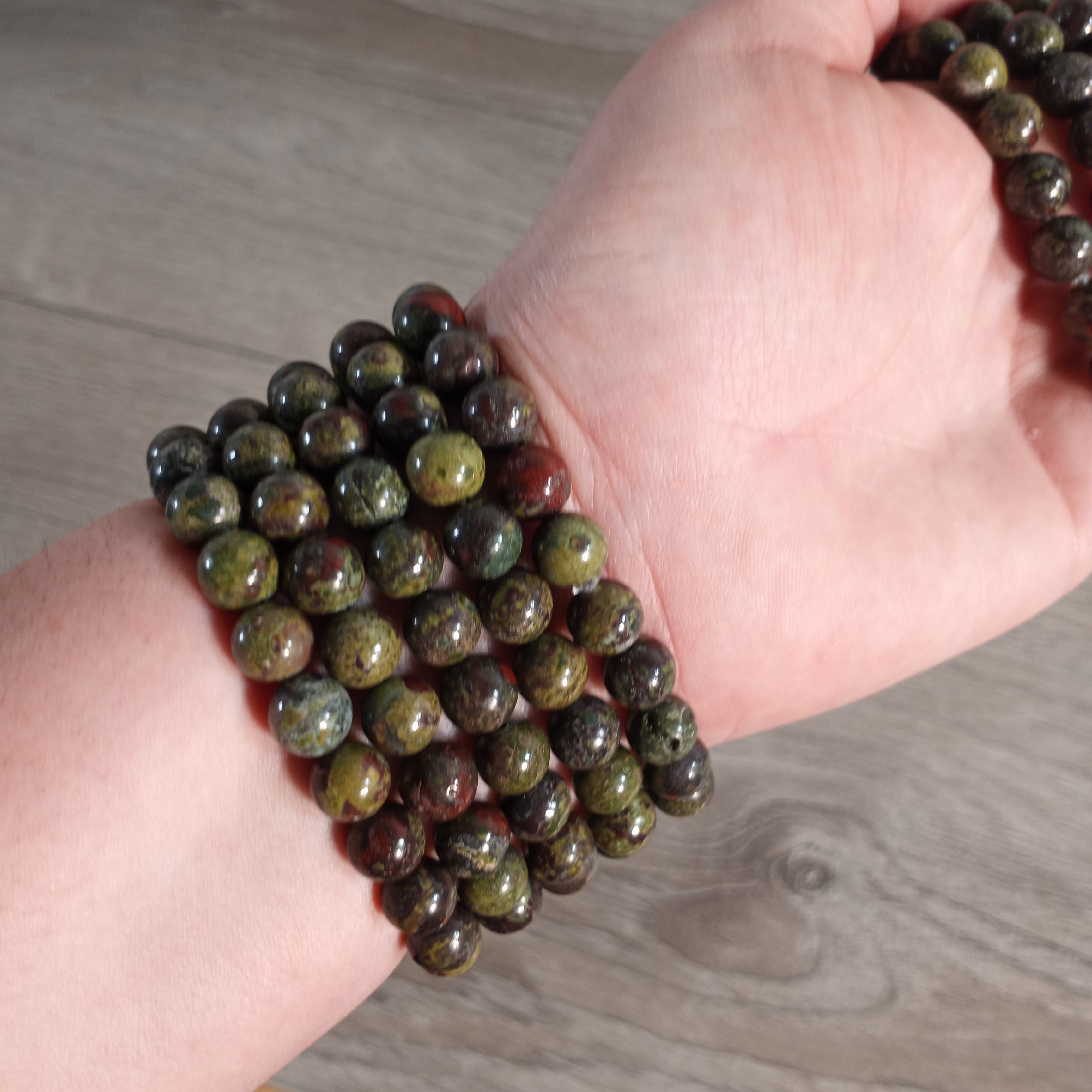 Gemstone 8 mm Round Bracelets