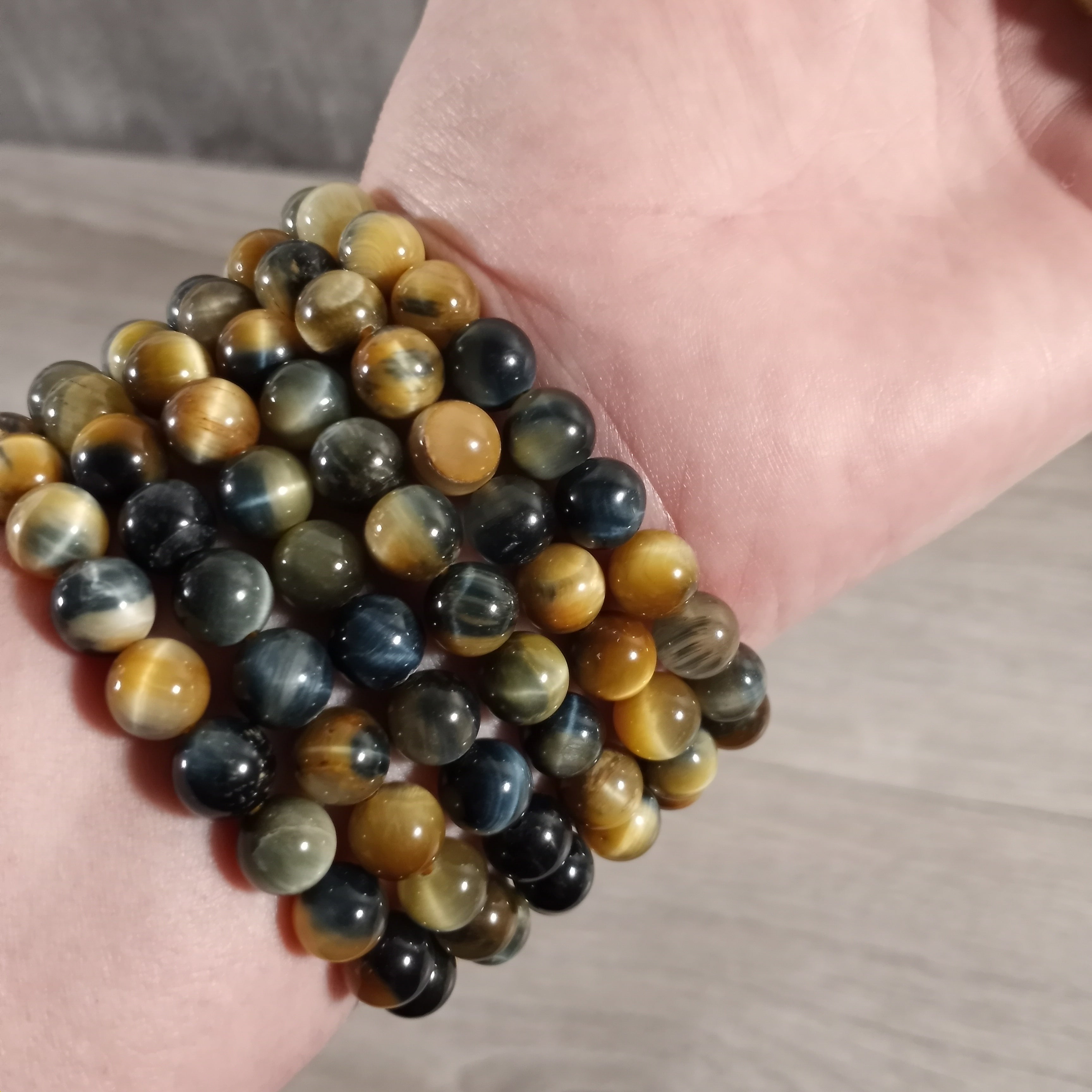 Gemstone 8 mm Round Bracelets