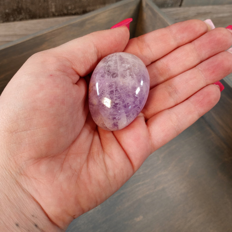 Amethyst Palm Stones by the 1 Pound Lot