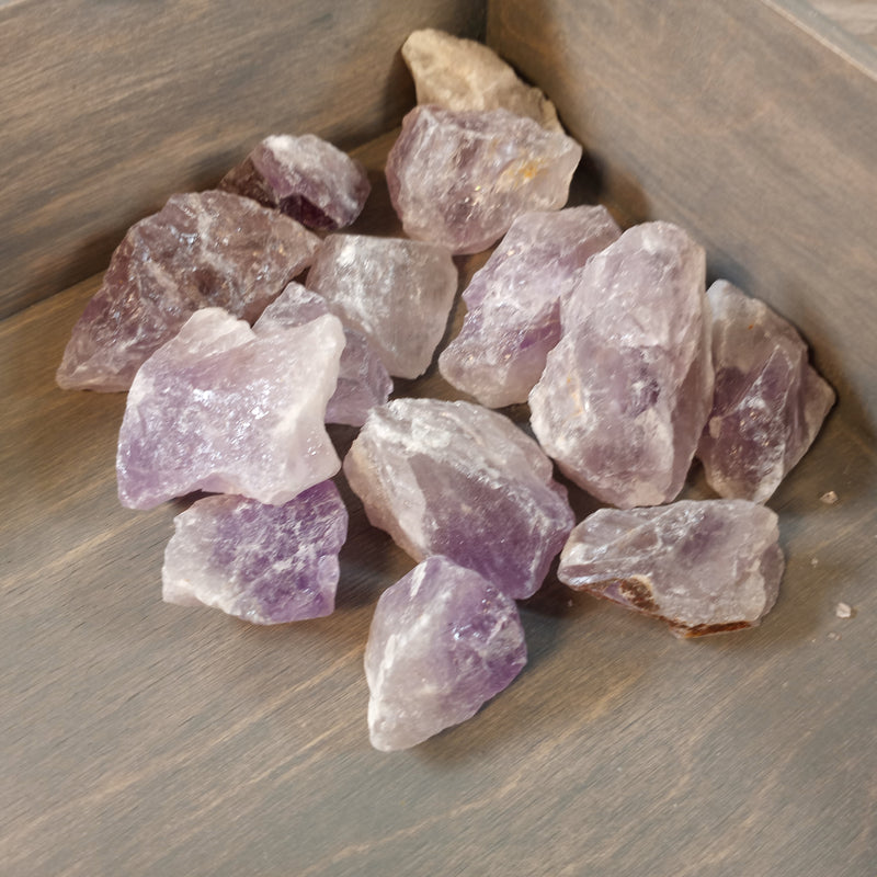 Amethyst Chunks Raw Rough by 1 lb