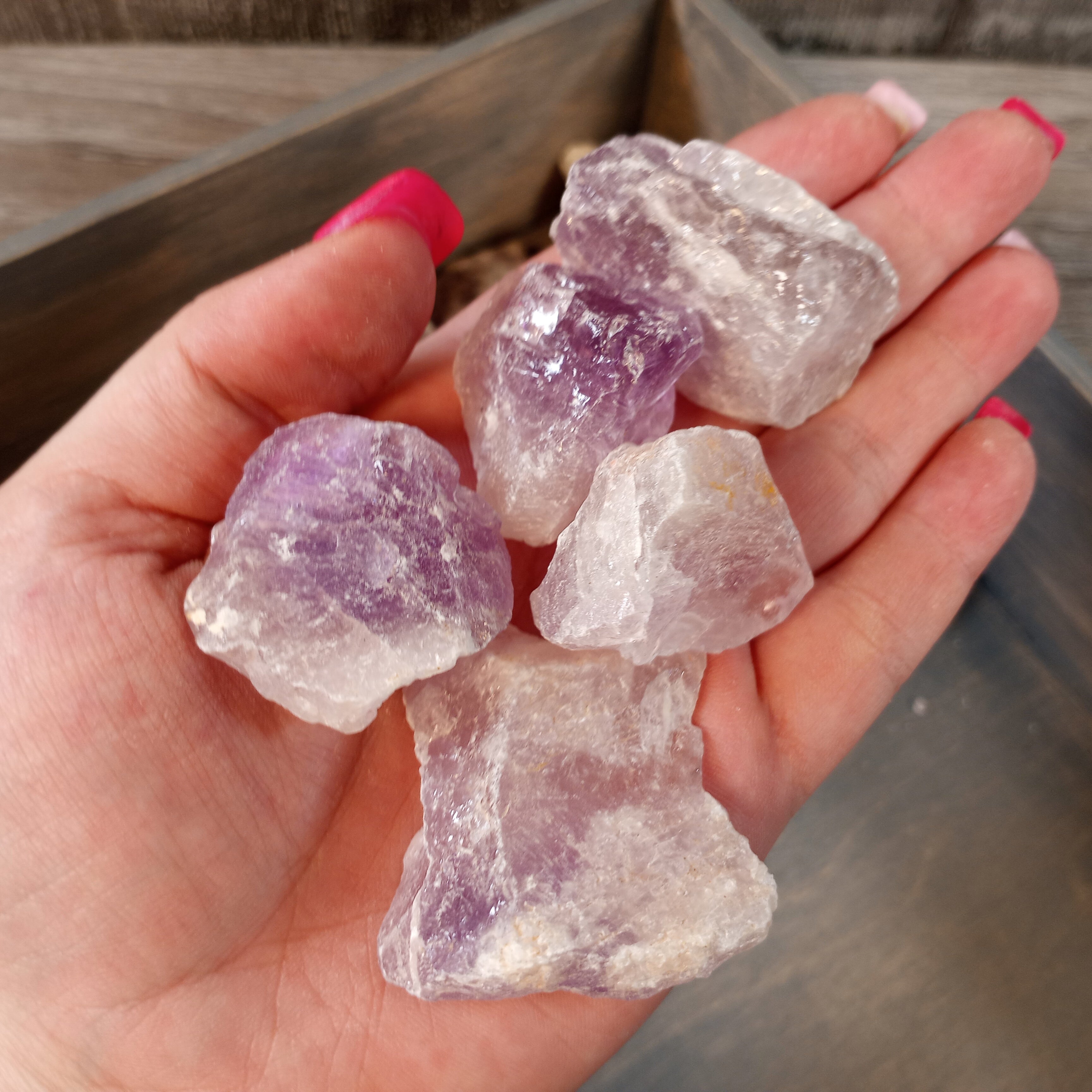 Amethyst Chunks Raw Rough by 1 lb