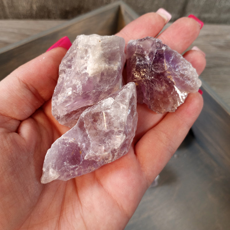 Amethyst Chunks Raw Rough by 1 lb