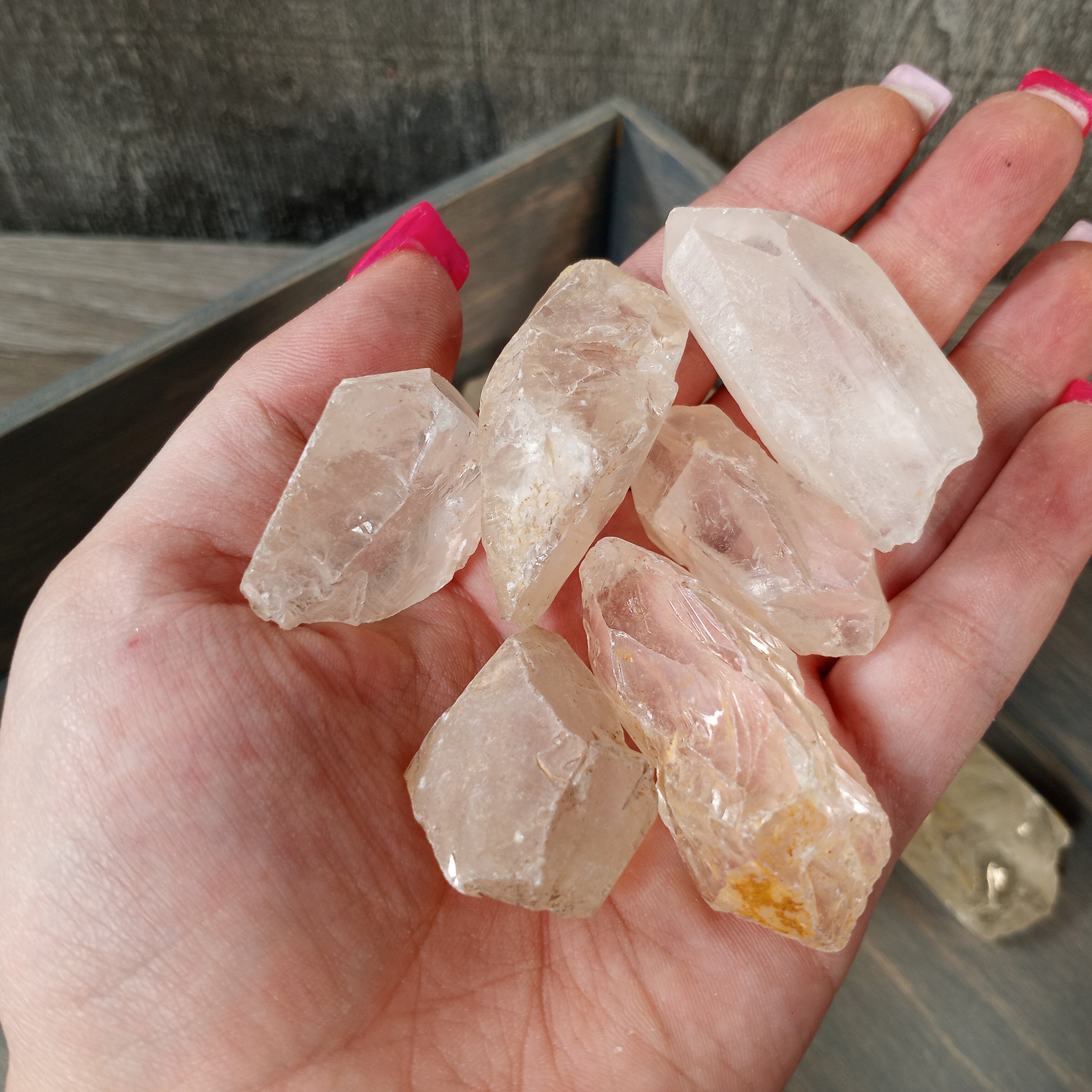 Crystal Quartz Chunks Raw Rough by the Pound