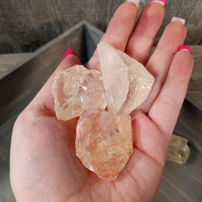 Crystal Quartz Chunks Raw Rough by the Pound