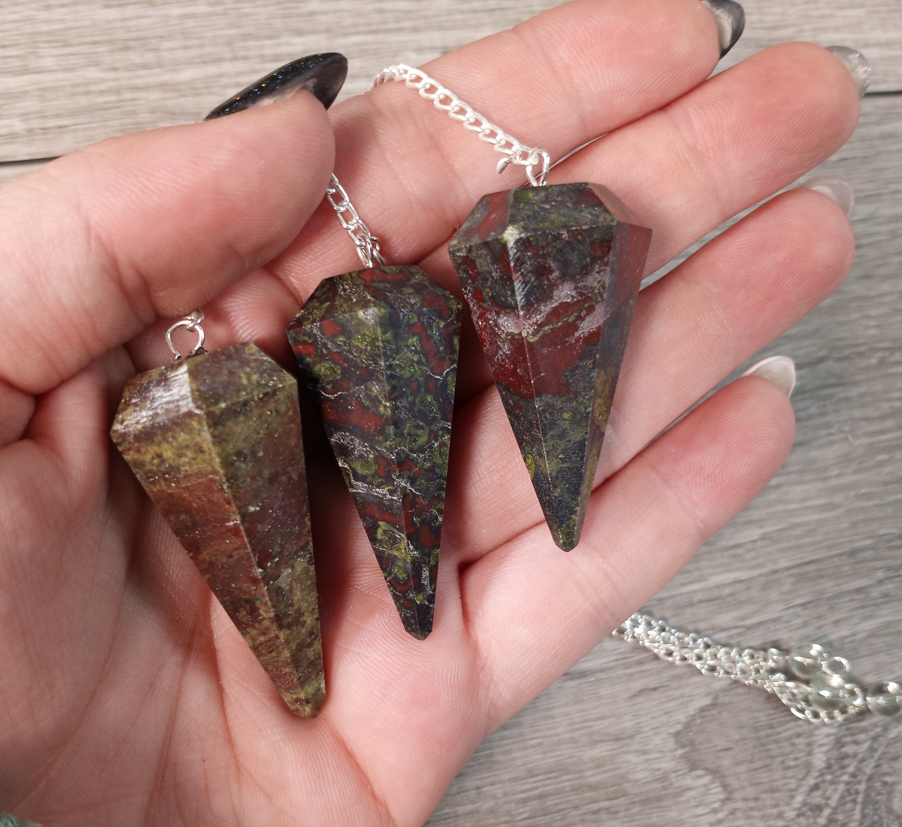 Gemstone Pendulums