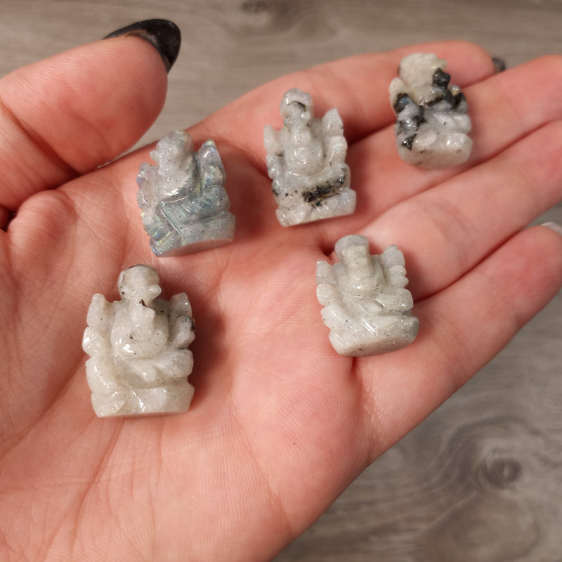 Gemstone Ganesh or Buddha Figurine