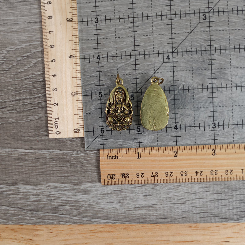 Pot Metal Pendants Tibetan Style Deity