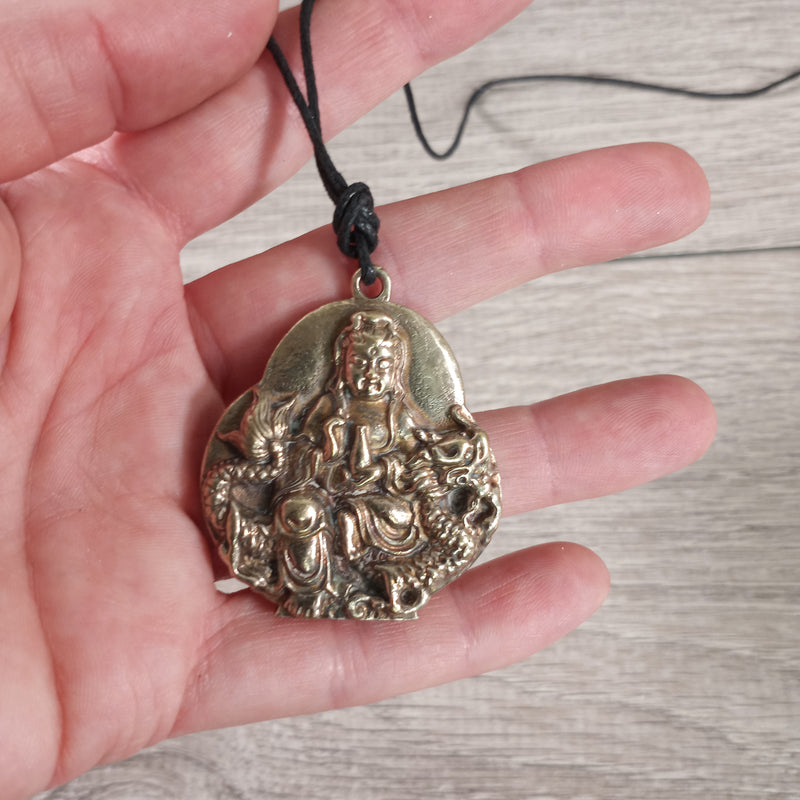 Pot Metal Pendants Tibetan Style Deity