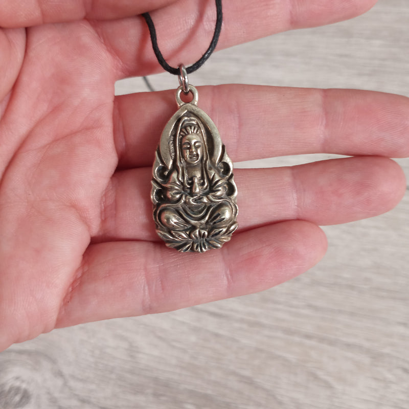 Pot Metal Pendants Tibetan Style Deity