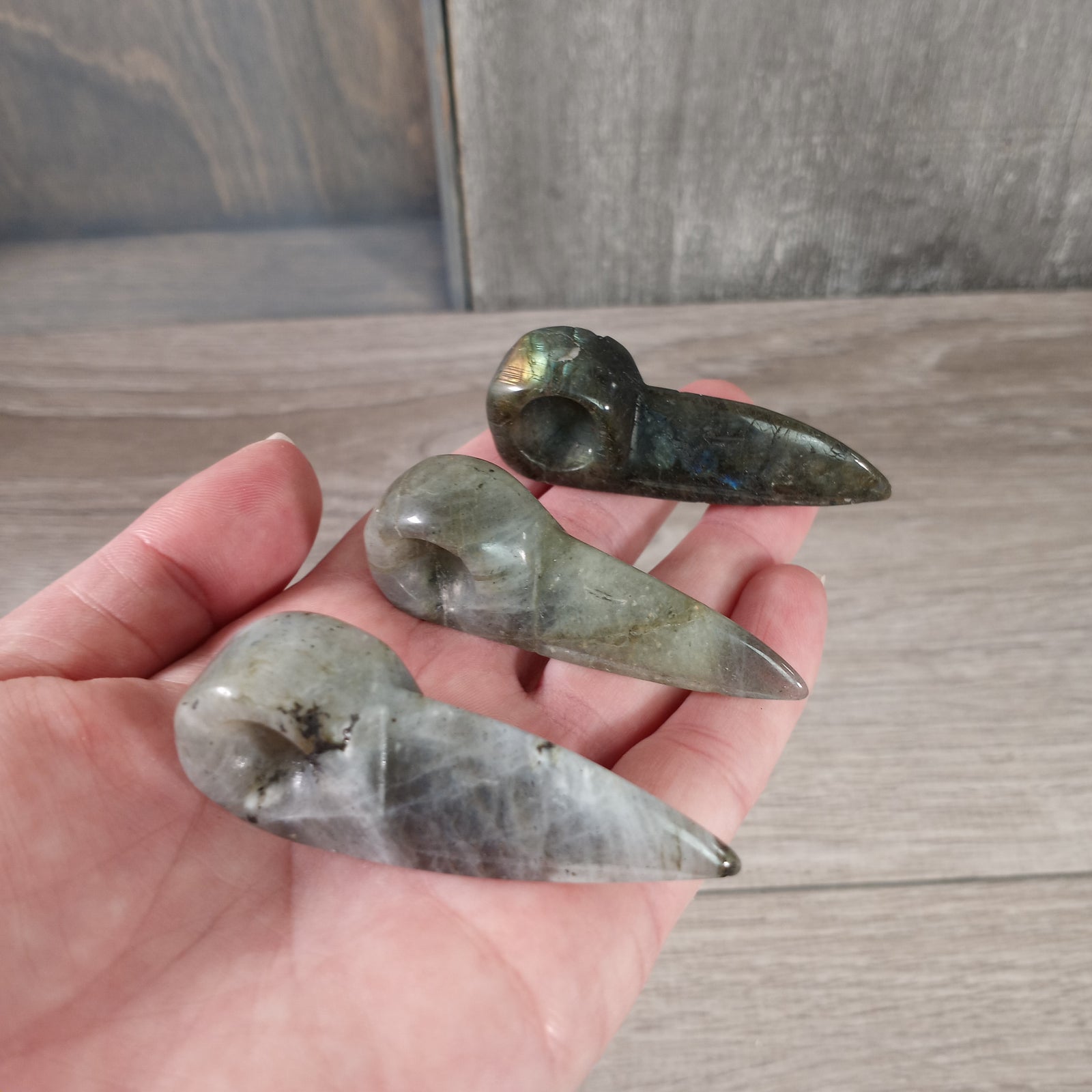 labradorite Unique gemstone skull display wholesale