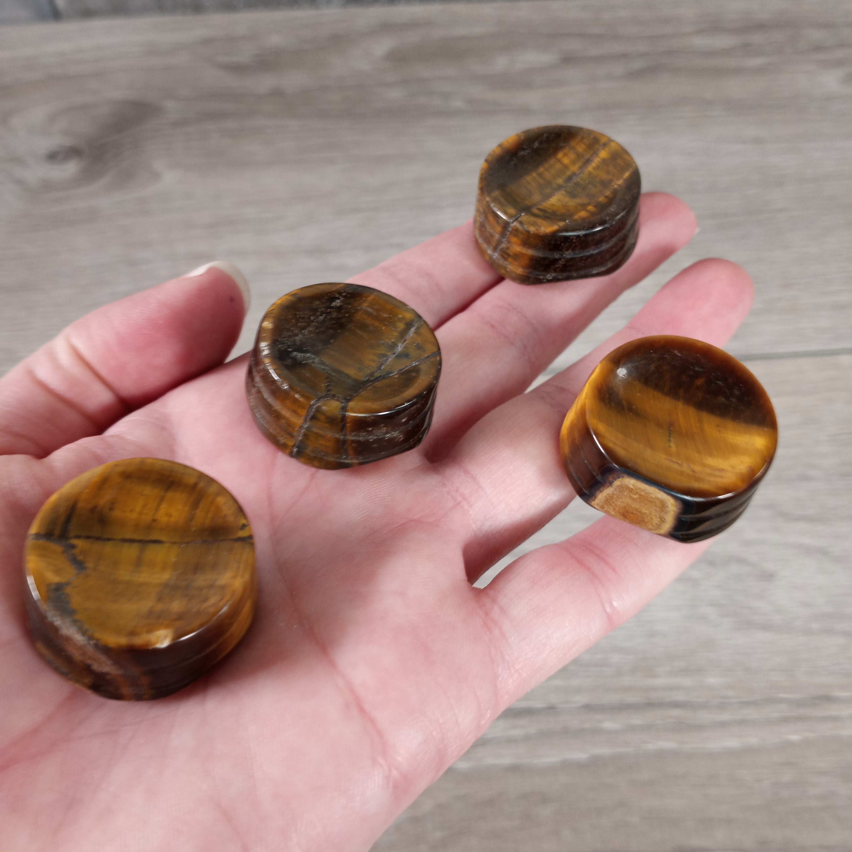 Gemstone Sphere Stands 1 inch