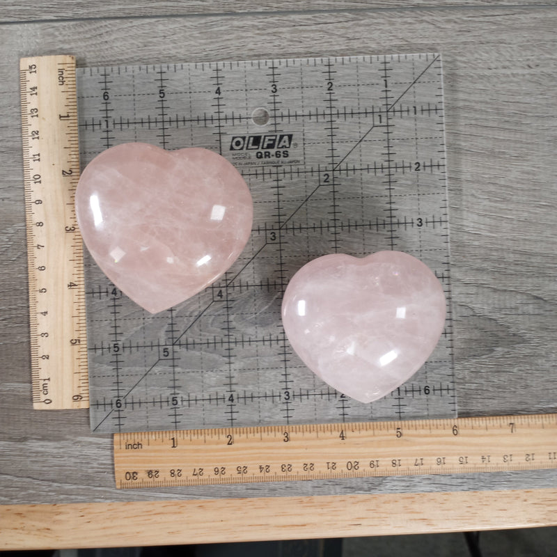 Gemstone Hearts in Larger Sizes