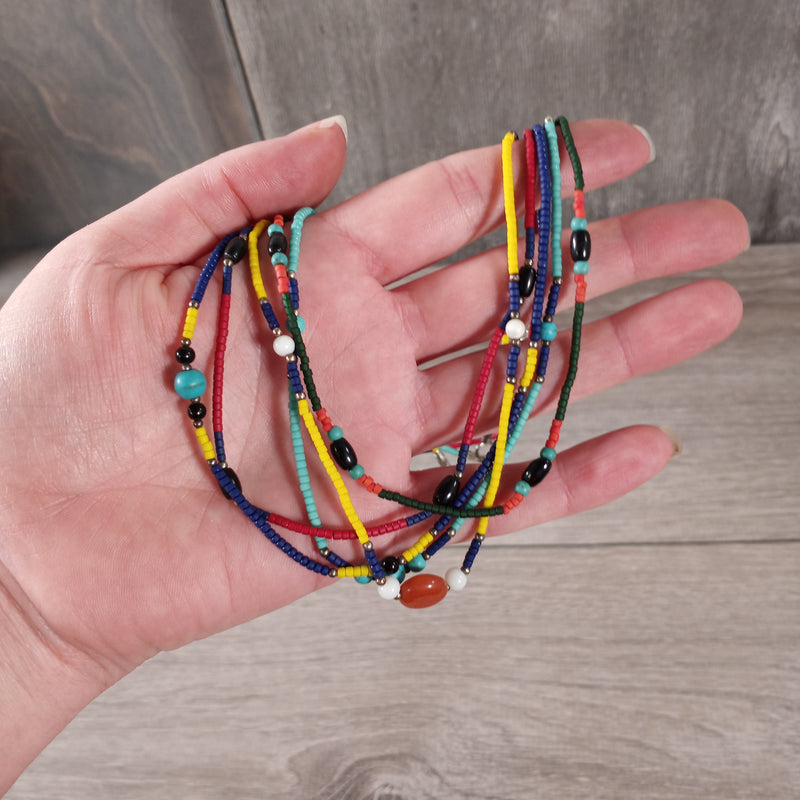 Assorted Wooden Beaded Necklaces