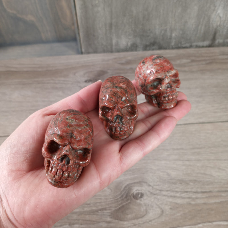 Gemstone Skull by the Inch