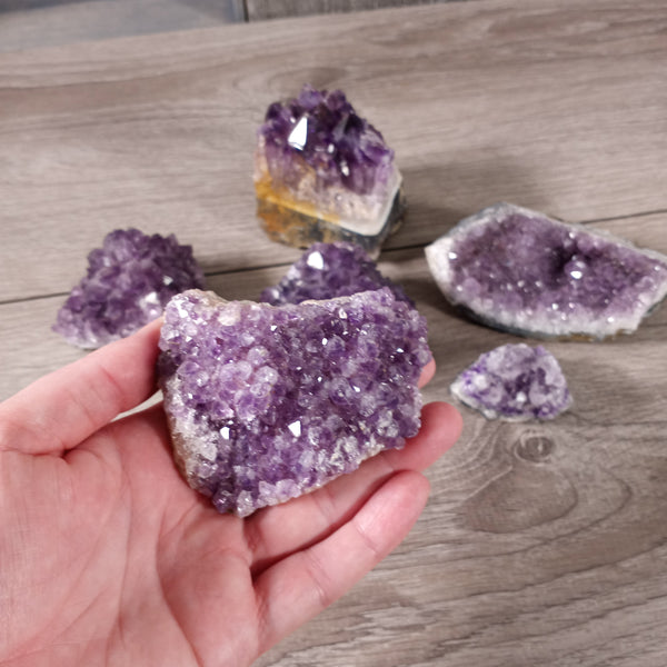 Amethyst Raw Rough Clusters Sold by the 3 Pound Lot