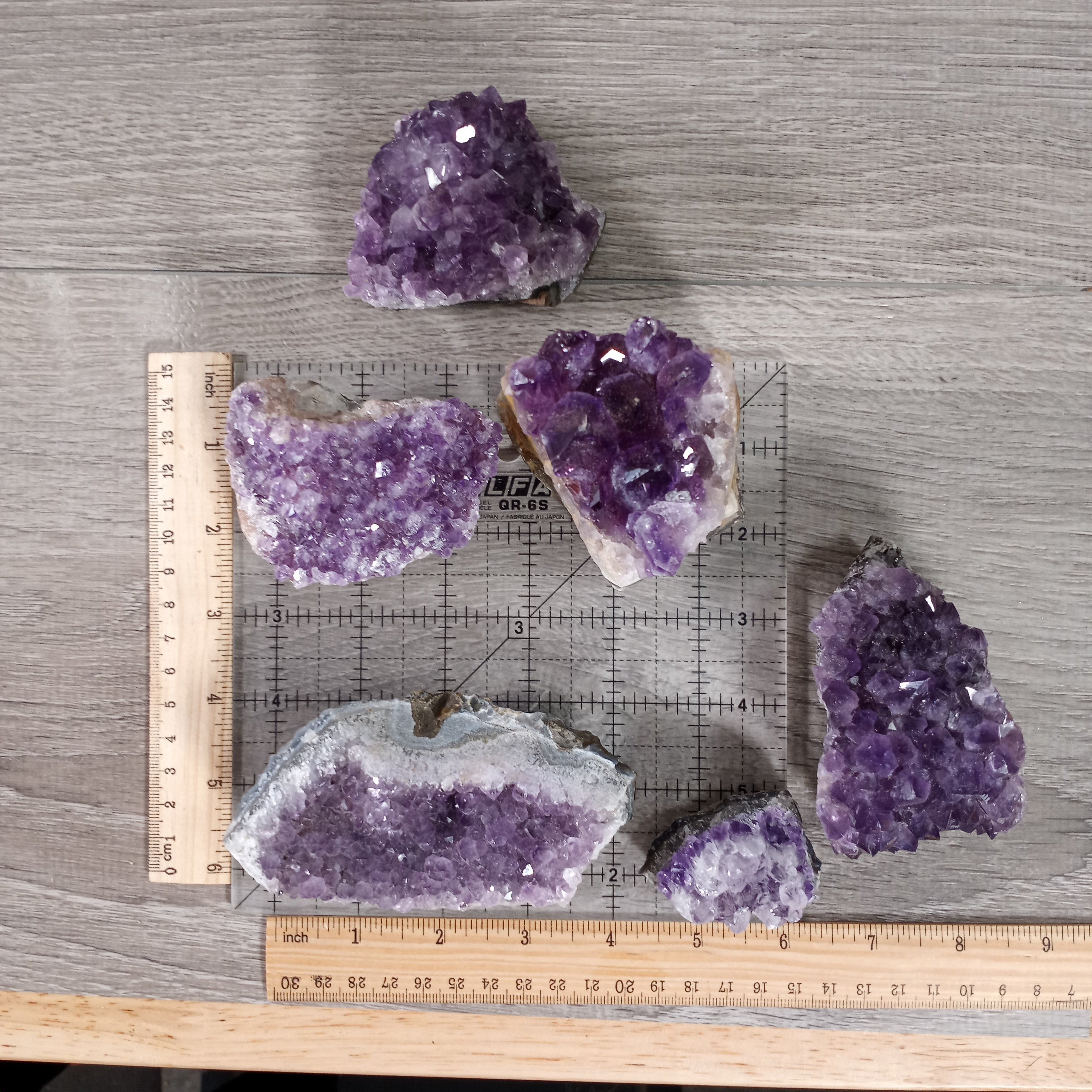 Wholesale Amethyst Raw Rough Cluster Lot – 3 Pounds