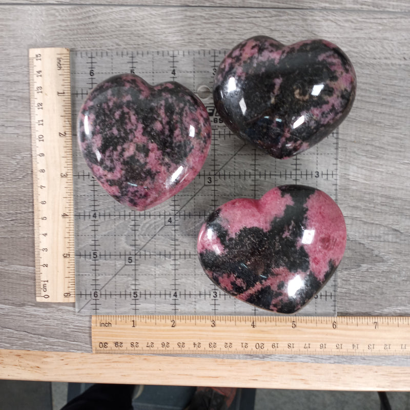 Gemstone Hearts in Larger Sizes