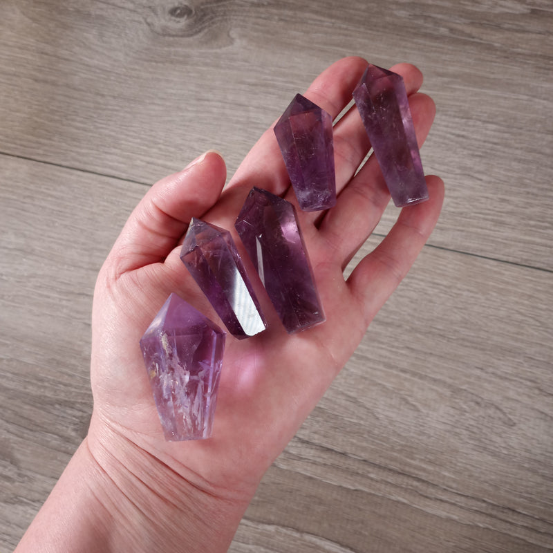 Amethyst Diamond Shape Obelisk