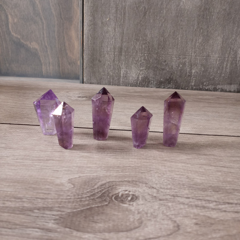 Amethyst Diamond Shape Obelisk