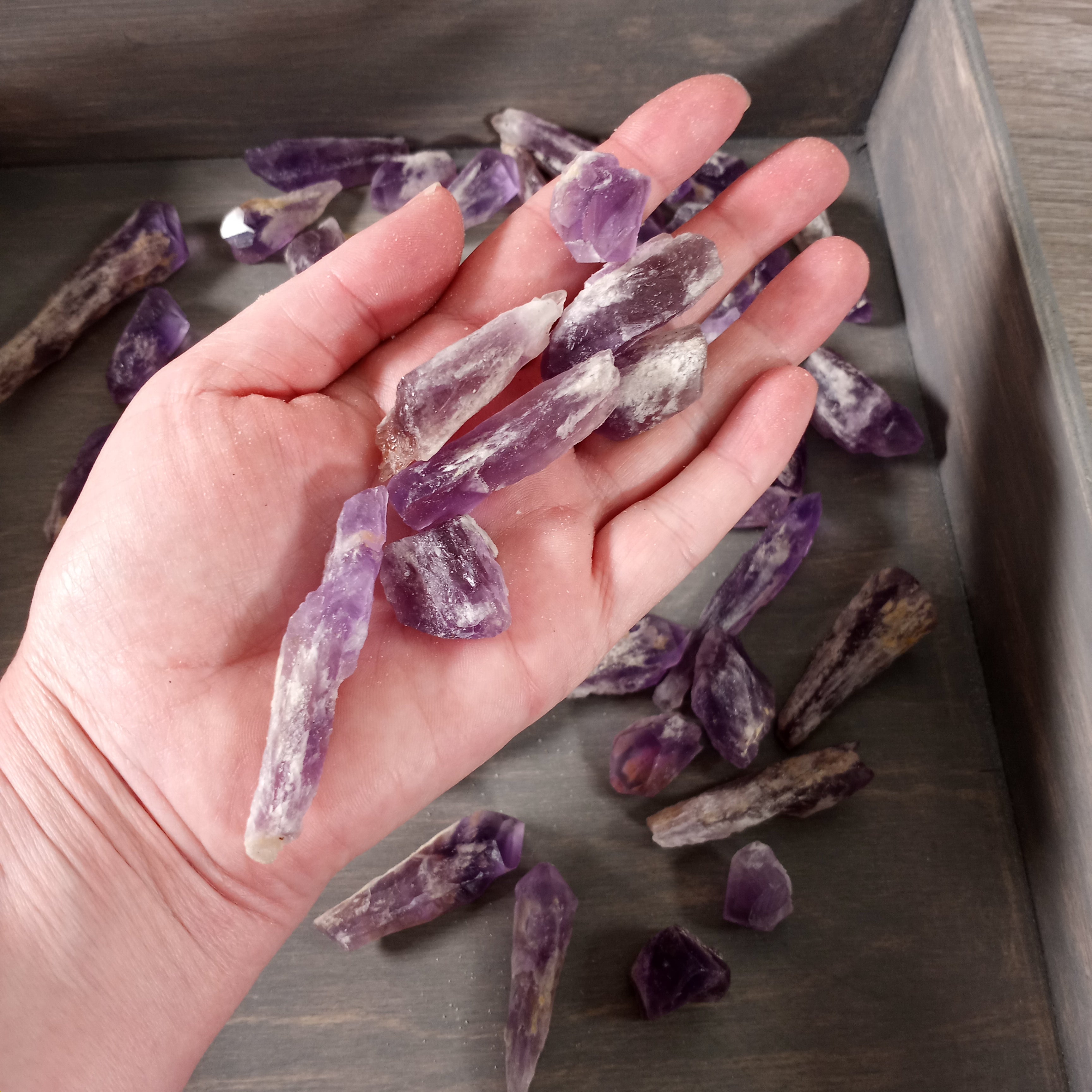 Amethyst Chunks and Points in Bulk for Metaphysical Shops