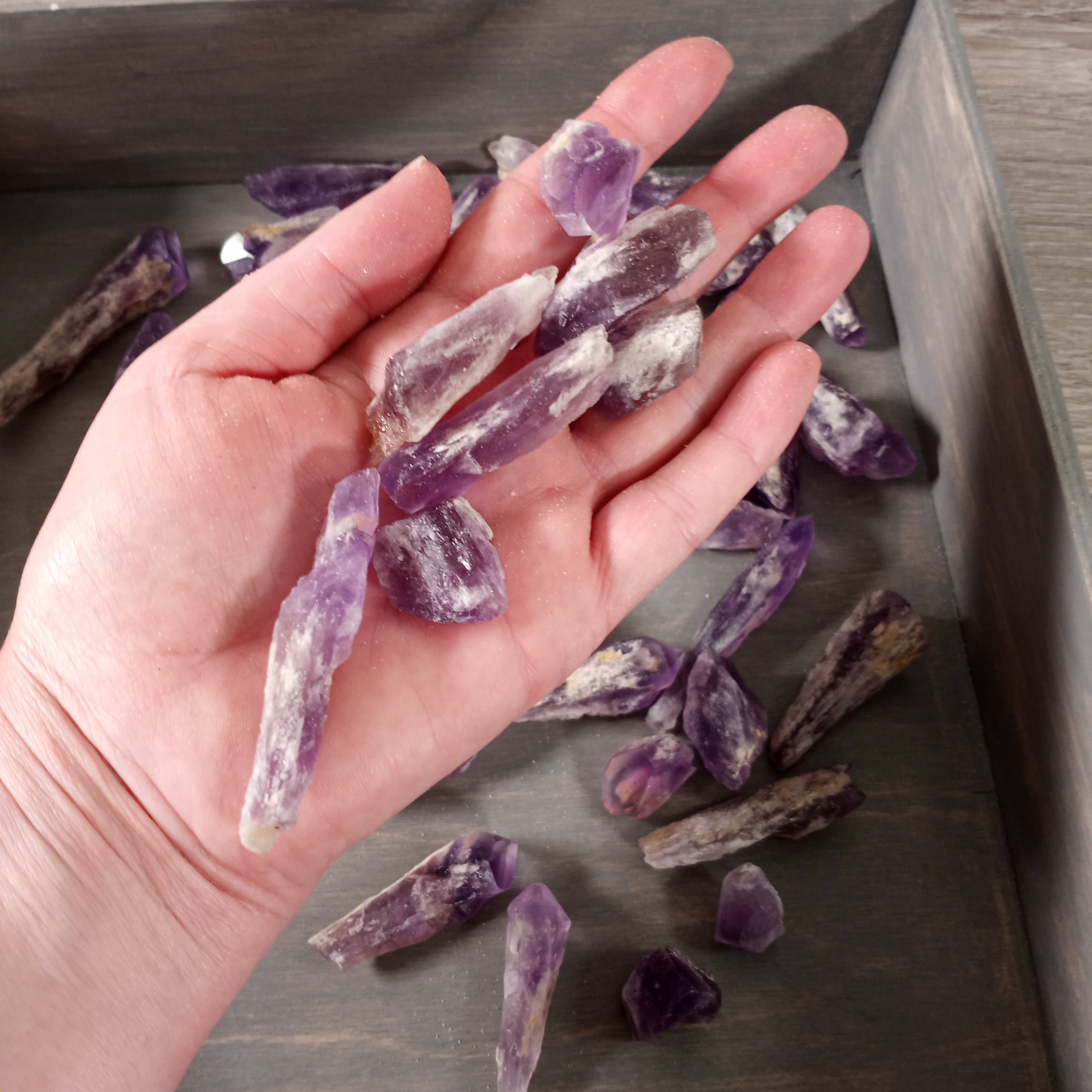 Natural Amethyst Points and Chunks for Healing, Meditation & Energy Work