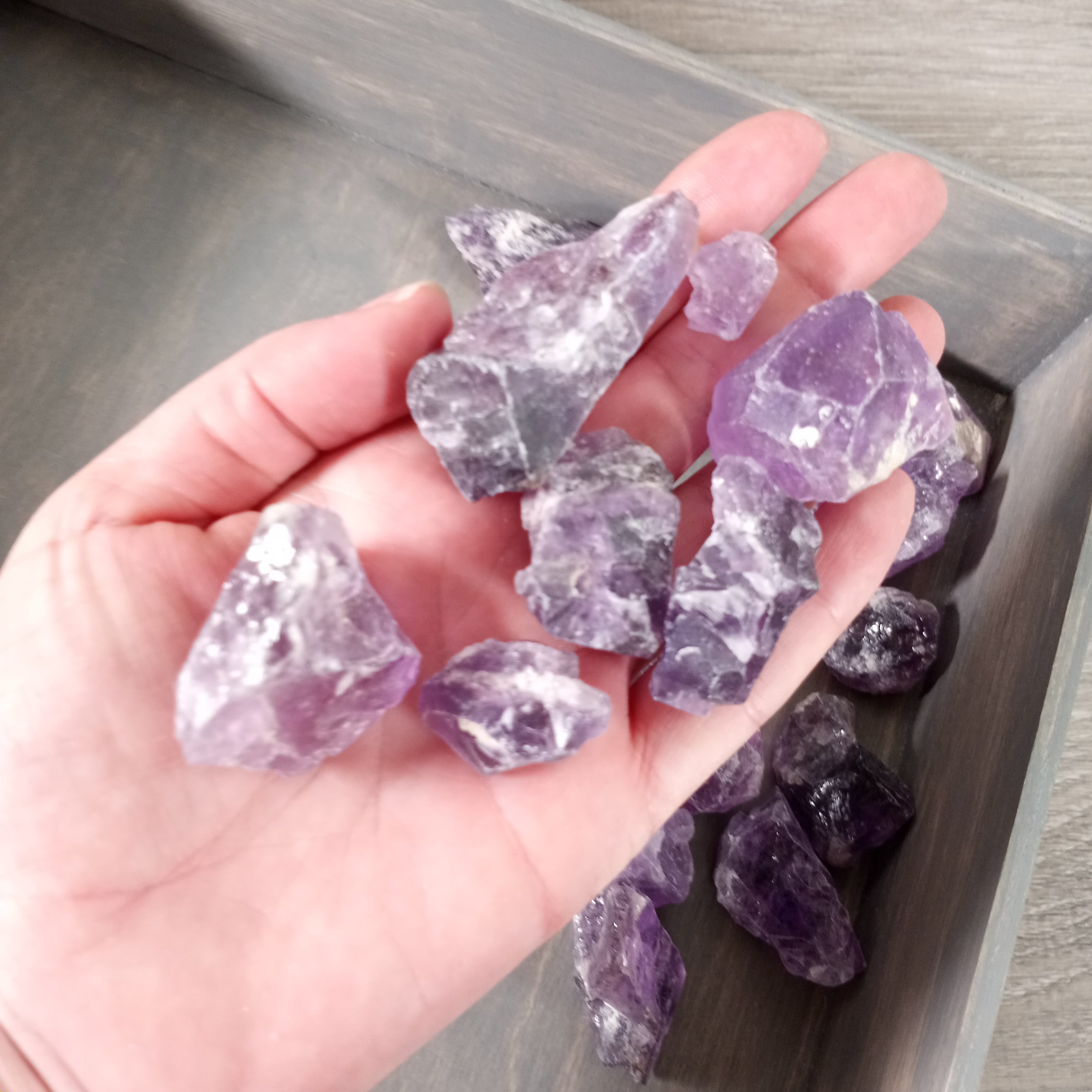 Amethyst Rough Chunks 1 lb