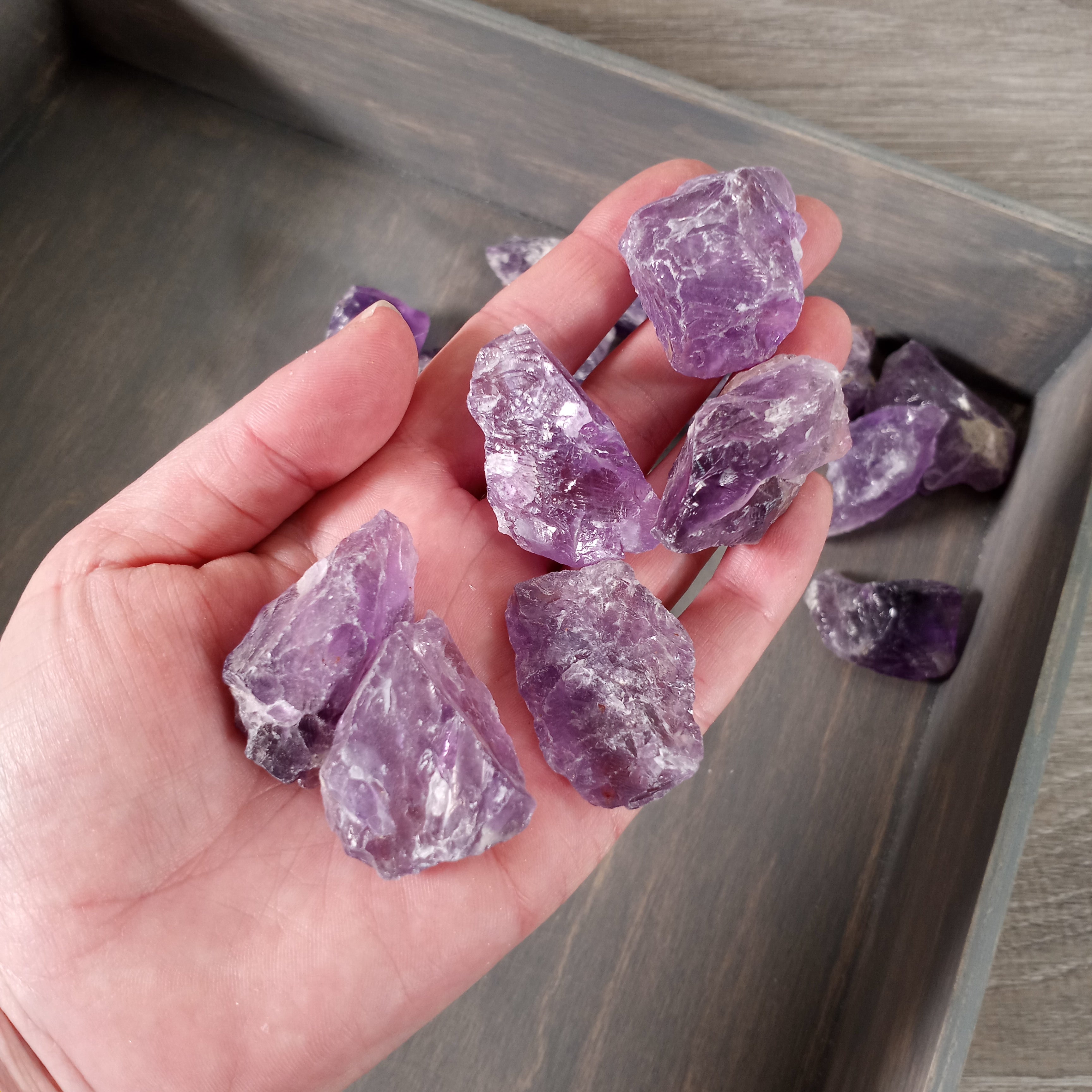 Raw Amethyst crystal bulk supply for resale and metaphysical use