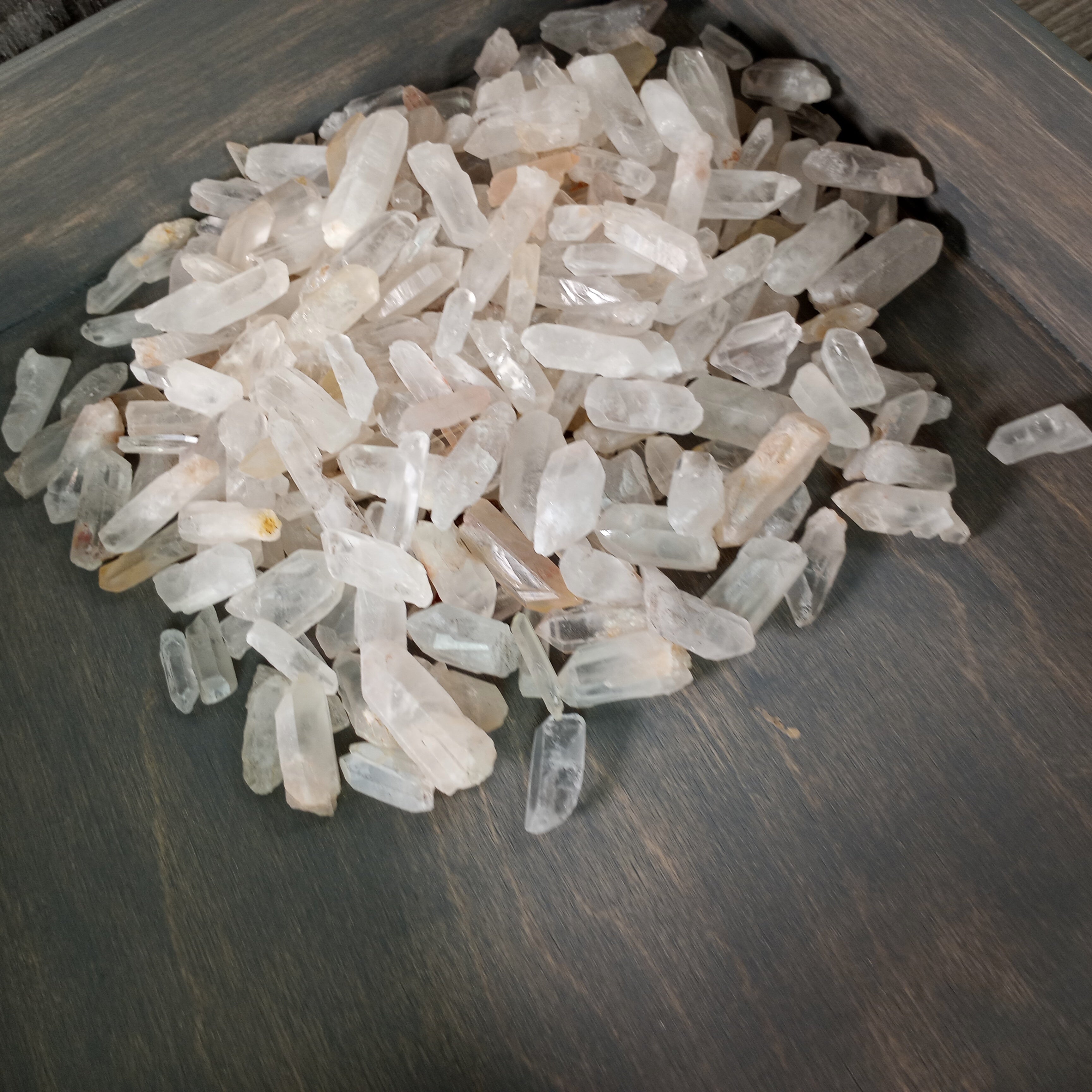 Quartz Points and Chunks Raw by the approximate Kilo