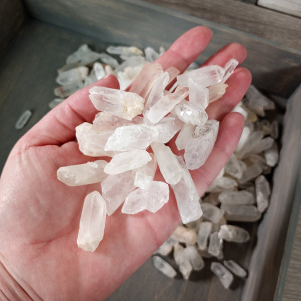 Quartz Points and Chunks Raw by the approximate Kilo