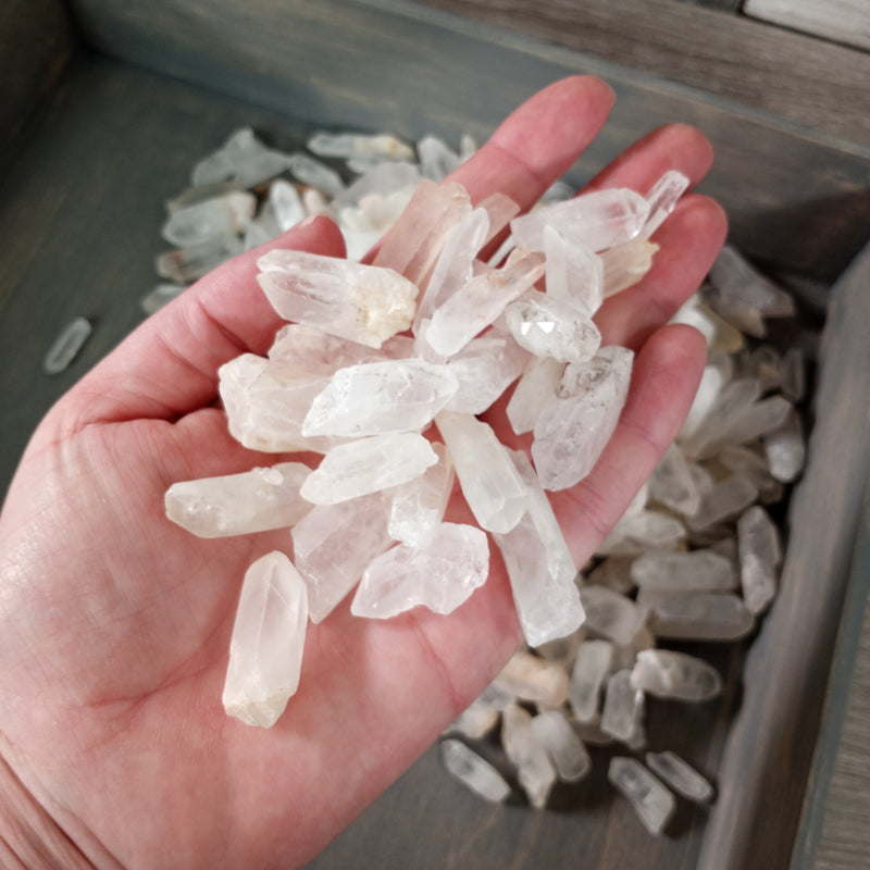 Quartz Points and Chunks Raw by the approximate Kilo