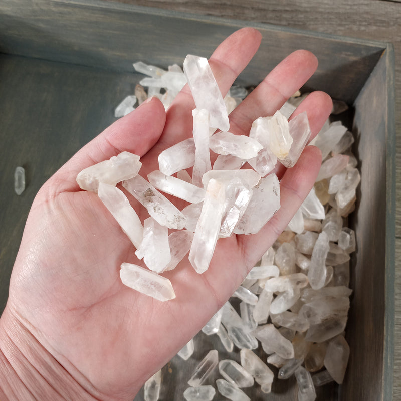 Quartz Points and Chunks Raw by the approximate Kilo